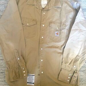 Woman F R Carhartt western shirt